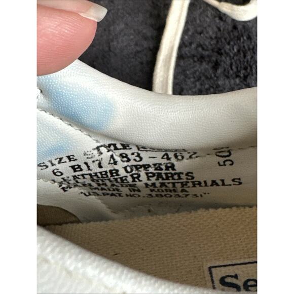 Vintage Pony Racer Trademark Blue Suede Chevron Track Shoes Sears Size 6 - Picture 6 of 11